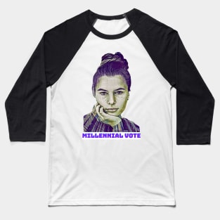 Millennial Vote Baseball T-Shirt